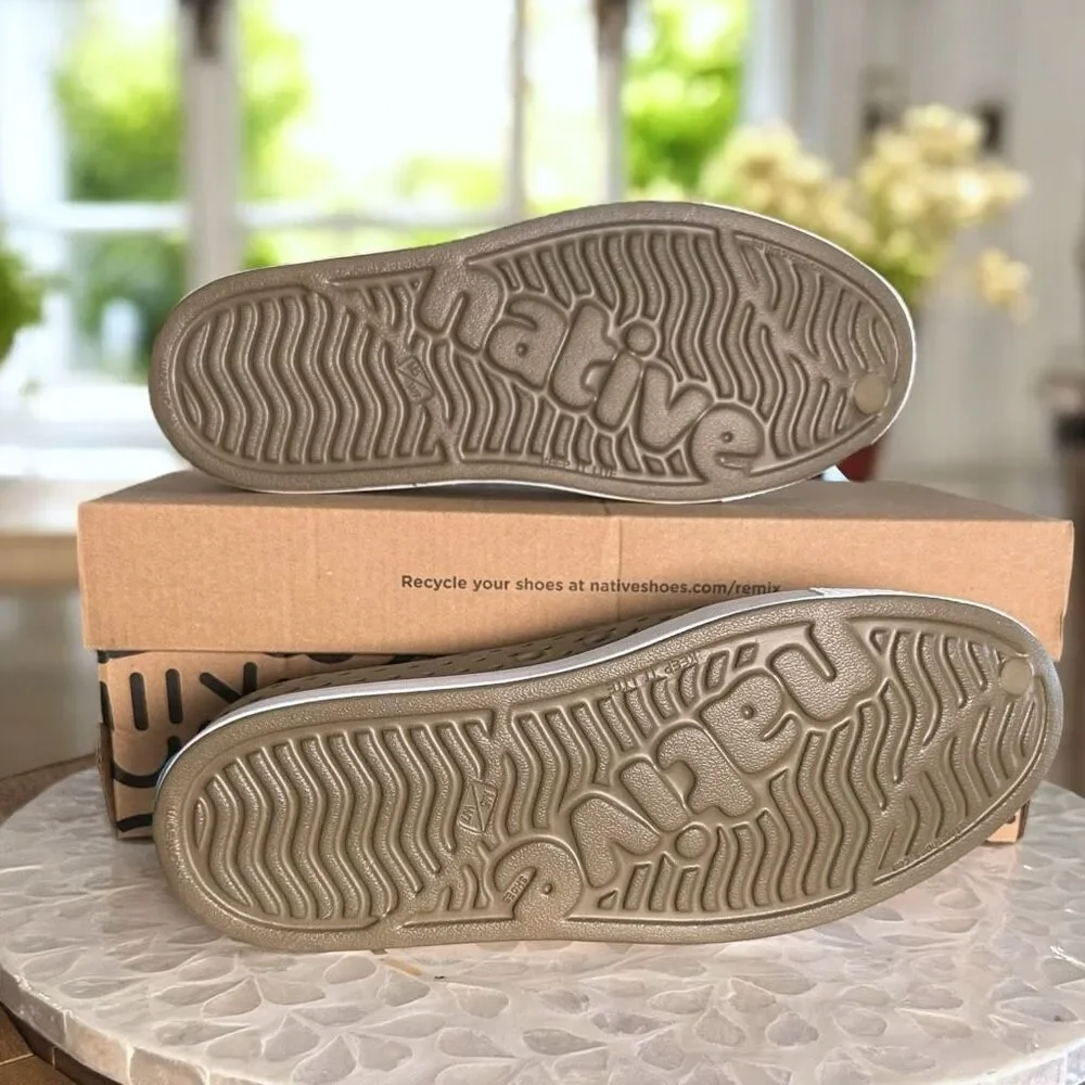 Native Jefferson EVA Slip-On Water Shoes Sneakers UTILITY GREEN Unisex Womens 7